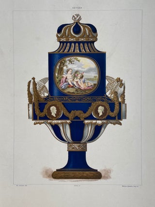 Item #297026 Sèvres (Vase Royal, Beau Bleu). Edouard GARNIER