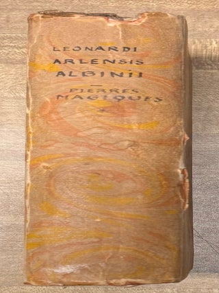 Speculum Lapidum Camilli Leonardi. Cui accessit Sympathia Septem Metallorum, ac septem selectorum Lapidum ad planetas. D. Petri Arlensis de Scudalupis presbyteri.; BOUND WITH: Magia astrologica. Hoc est. Clavis Sympathiae septem Metallorum & septem Selectorum lapidum ad Planetas. Opus tàm Astrologiis, quam Chymicis perutile & iocundum.