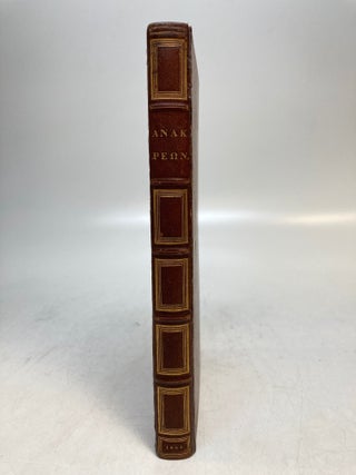 Item #298001 Anacreontis Odaria ad Textus Barnesiani Fidem Emendata. ANACREON