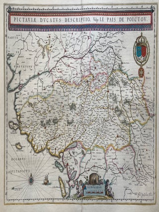 Item #298338 Pictaviae Ducatus Descriptio, Vulgo le Pais de Poictou. Willem BLAEU