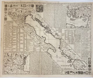 Item #298532 Carte Geographique des Diffrents Etats de la Republique de Venise,; L'Abrege de Son...