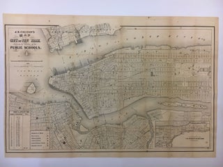 Item #298610 Map of the City of New York Showing the Locality of the Public Schools. J. H. COLTON