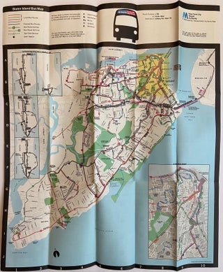 Item #298911 Staten Island Bus Map. New York City Transit Authority