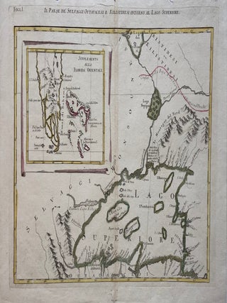 Item #299782 Il Paese de' Selvaggi Outauacesi, e Kilistinesi Intorno al Lago Superiore. Antonio...
