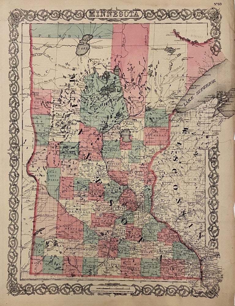 Item #300199 Minnesota. G. W. COLTON, C B.