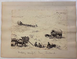 Item #300661 Midday Camp, New Zealand. T. J. JAY