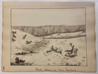 Item #300662 Stock Riding in New Zealand. T. J. JAY