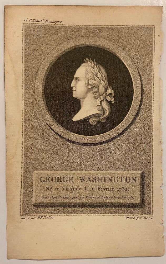 Item #301127 George Washington. Pierre Francois TARDIEU.