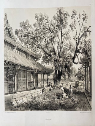 Item #301535 Temple de Buddha, faubourg de Honan a Canton [The Sea-screen Temple at Honam,...
