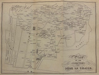 Item #302544 Plan of the Paris Cemetery Pere La Chaise in 1856. GALIGNANI, A. and W. Co