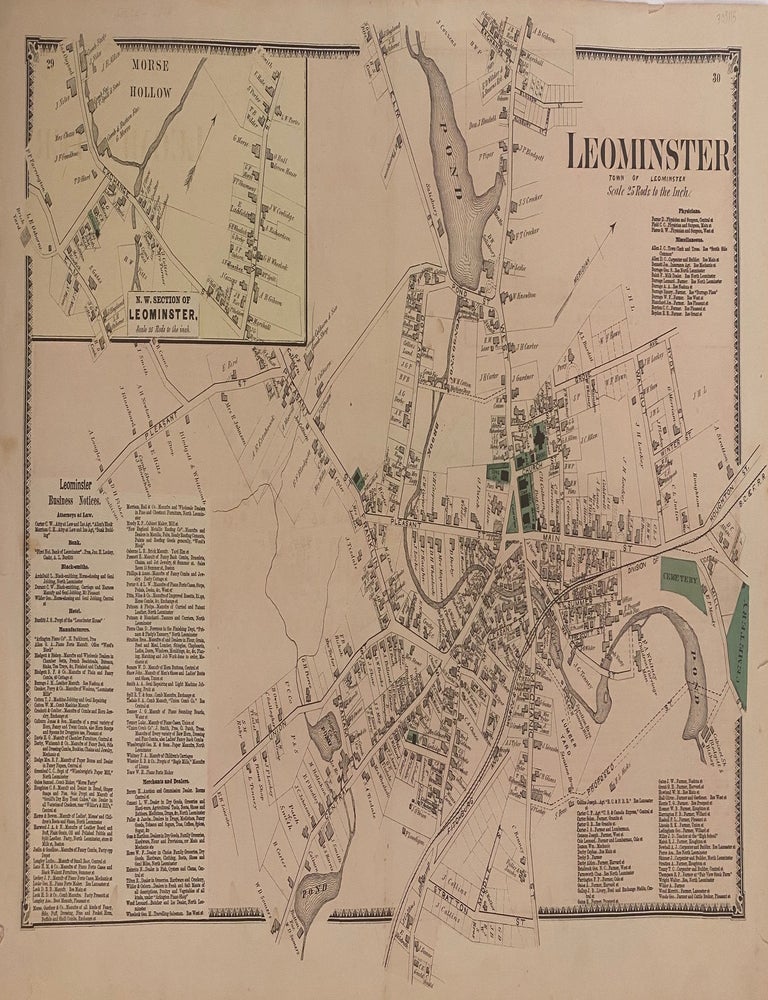 Item #303115 Leominster. Frederick W. BEERS.