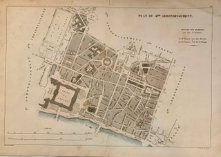 Item #303358 Plan du 4eme arrondissement de Paris. Jean Baptiste Louis CHARLE