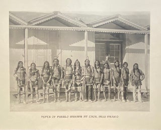 Item #303388 Types of Pueblo Indians at Taos, New Mexico. Henry Mason BAUM