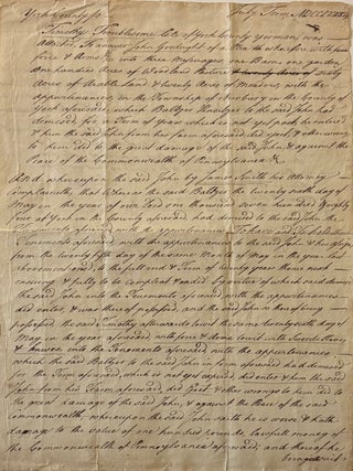 Item #303656 Autograph Document Signed. James SMITH