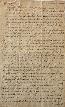 Item #303656 Autograph Document Signed. James SMITH