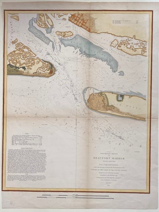 Item #303704 Preliminary Sketch of Beaufort Harbor North Carolina. A. D. BACHE, U. S. Coast Survery