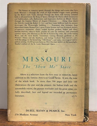 Missouri: A Guide to the "Show Me" State.