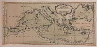 Item #304289 Carte Reduite De La Mer Mediterranee. Jacques Nicolas BELLIN