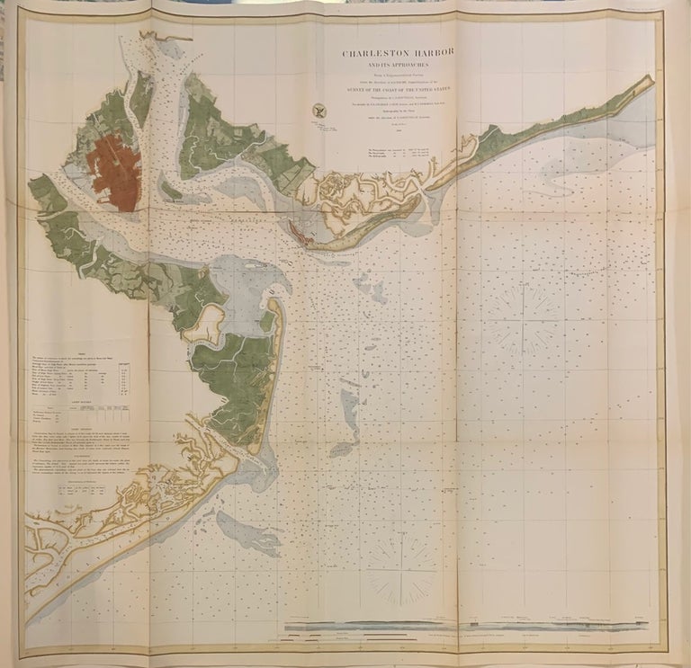 Item #304933 Preliminary Chart of Charleston Harbor and its Approaches. A. D. BACHE.