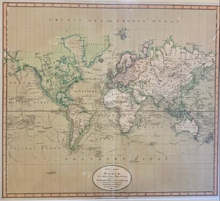 Item #304978 A New Chart of the World on Mercator's Projection Exhibiting The Tracks &...