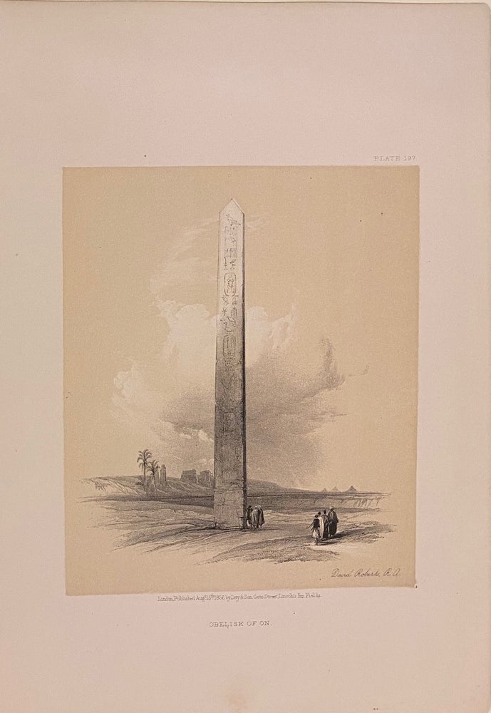 Item #304994 Obelisk Of On. David ROBERTS.