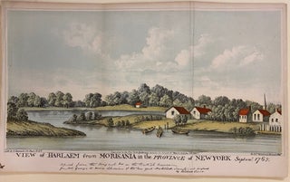Item #305481 View of Harlaem from Morisania in the Province of New York, September 1765. D. T....