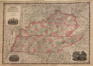 Item #306054 Johnson's Kentucky and Tennessee. JOHNSON AND WARD