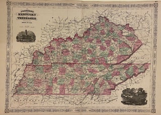 Item #306073 Johnson's Kentucky and Tennessee. JOHNSON AND WARD