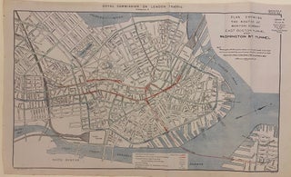 Item #306405 Plan Showing the Routes of the Boston Subway, East Boston Tunnel and Washington St....