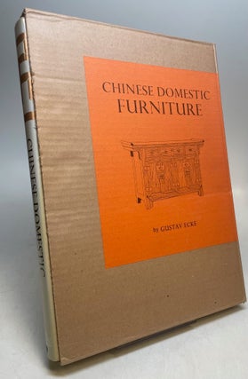 Item #307121 Chinese Domestic Furniture. Gustav ECKE