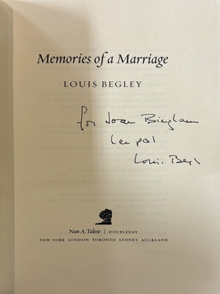 Memories of a Marriage.