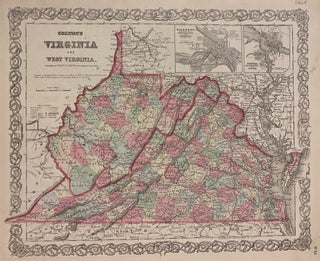 Item #307827 Virginia and West Virginia. J. H. COLTON