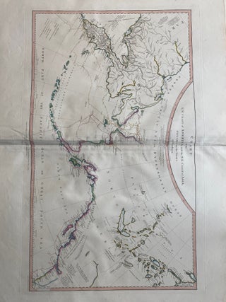 Item #307851 Chart of the N.W. Coast of America and N.E. Coast of Asia explored in the Years 1778...