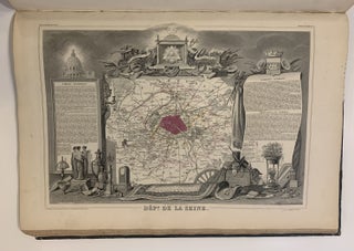 Item #308467 Atlas National Illustre des 86 Departements et des Possessions de la France divise...