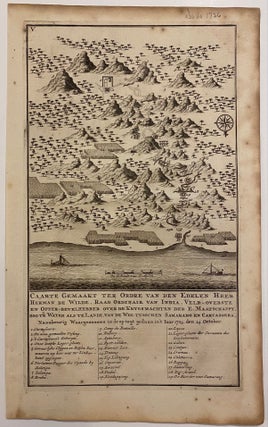 Item #308840 Caarte Gemaakt Ter Ordre Van Den Edelen Heer Herman de Wilde. Raad Orginair Van...