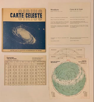 Item #309126 Carte Celeste Sirius de petit modele; [Sirius celestial map small model}. M. SCHURER