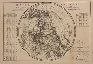 Item #309151 Mappe-Monde, Sur le Plan de L'Equateur Hemisphere Septentrional. Rigobert BONNE