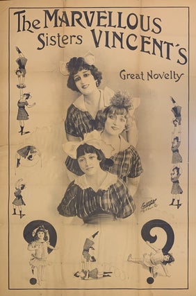 Item #309177 The Marvellous Sisters Vincent's Great Novelty. SATCHA