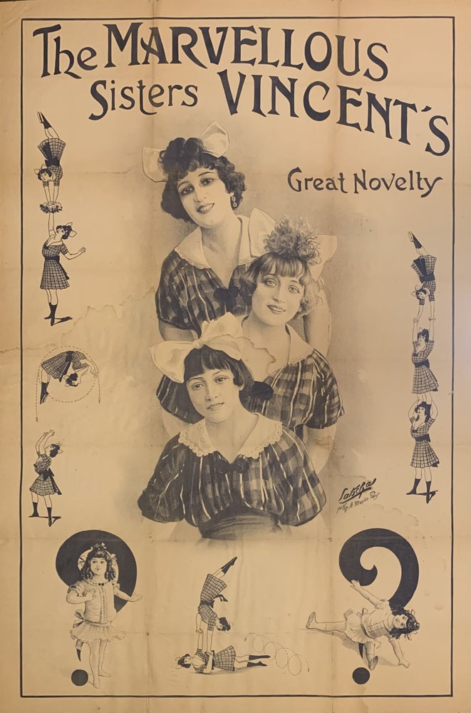 Item #309177 The Marvellous Sisters Vincent's Great Novelty. SATCHA.