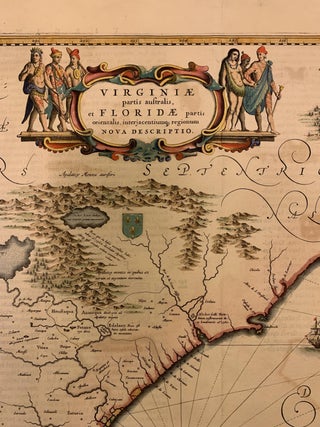 Virginiae Partis australis, et Floridae partis orientalis, interjacentiumq regionum Nova Descriptio