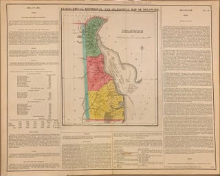 Item #309446 Geographical, Historical and Statistical Map of Delaware. CAREY, LEA