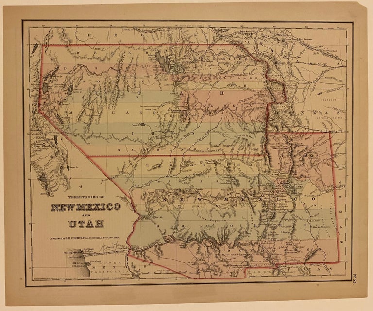 Item #309499 Territories of New Mexico and Utah. J. H. COLTON.