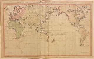Item #309583 A General Chart Exhibiting the Discoveries made by Capt. James Cook in this and his...