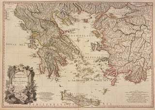 Item #309602 Greece Archipelago and Part of Anadoli. William FADEN, Louis Stanislas d'Arcy...