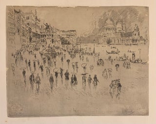 Item #309745 On the Riva; from Pennell's window. Joseph PENNELL