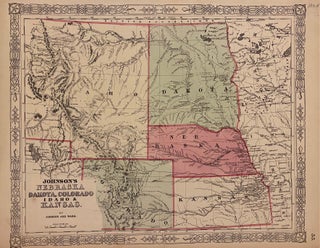 Item #310079 Johnson's Nebraska, Dakota, Colorado, Idaho, & Kansas. JOHNSON AND WARD