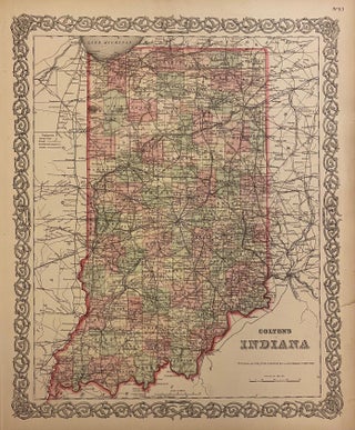 Item #310103 Colton's Indiana. G. W. COLTON, C B