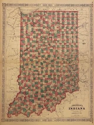 Item #310104 Johnson's Indiana. A. J JOHNSON