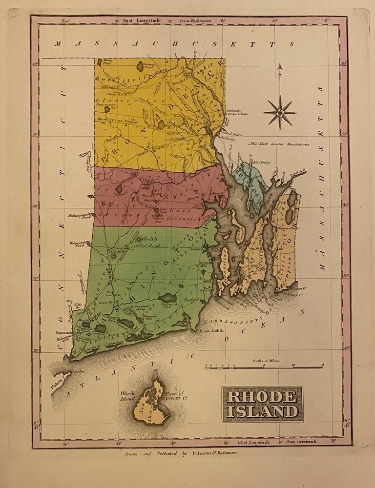 Item #310282 Rhode Island. Fielding Jr LUCAS.