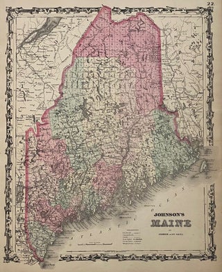 Item #310387 Johnson's Maine. JOHNSON AND WARD